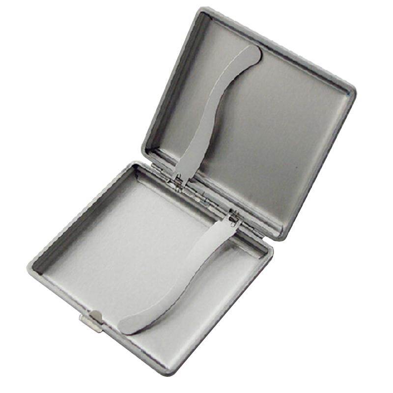 Dragon Classic Leather & Alloy Case Box Metal Holder Container For Lighter Black