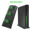 Sunyoo - สีดำพัดลมทำความเย็นตัวตั้งแนวดิ่ง Dock สำหรับ Xbox One X คอนโซลเกม - INTL