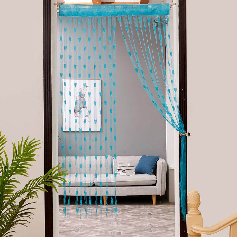 Senteniced 50x200 cm Trái Tim Dây Màn Cửa Sổ Cửa Bộ Chia Curtain Valance