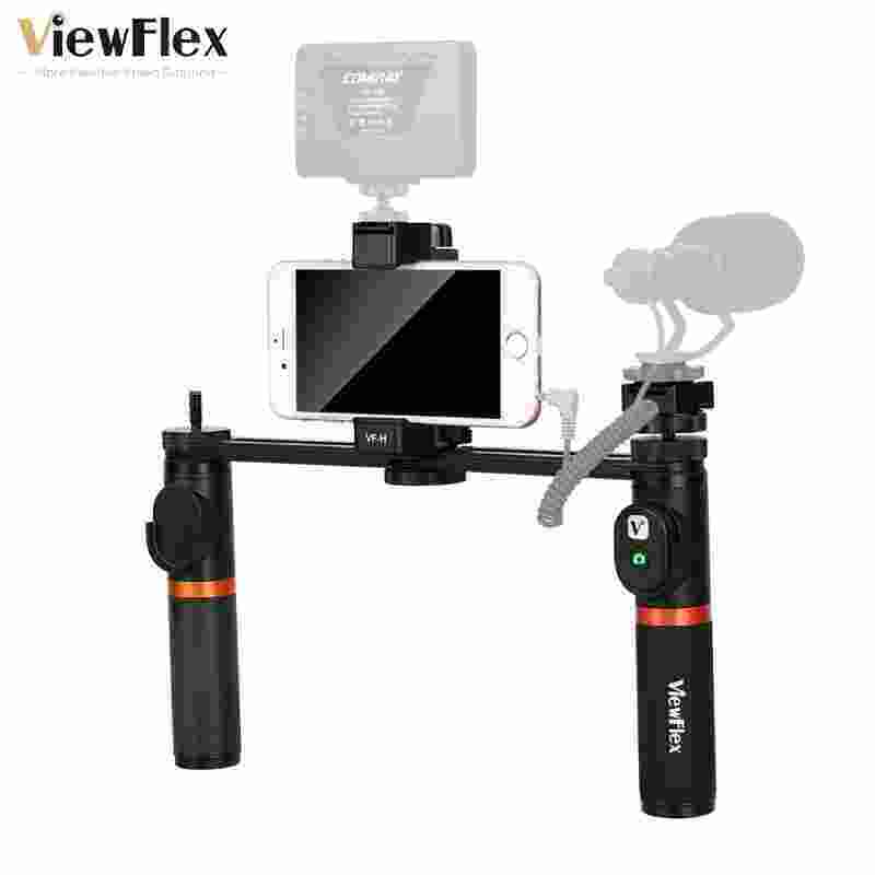 List Harga Samsung Galaxy X 3 Terbaru Agustus 2019 4 Smartdeal Viewflex VF-H5 Smartphone Perlengkapan Video Dual Handheld Metal Menangani Perlengkapan Penstabil dengan Pengendali Jarak Jauh/Hot Sepatu Instalasi untuk iPhone X 8 7 6 S Plus untuk Samsung Galaxy S8 + S8 Note 3 Huawei