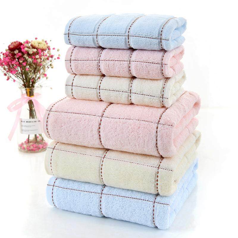 100% Cotton Mềm Mại Hút Nước Người Lớn Khăn Tắm Khăn Mặt