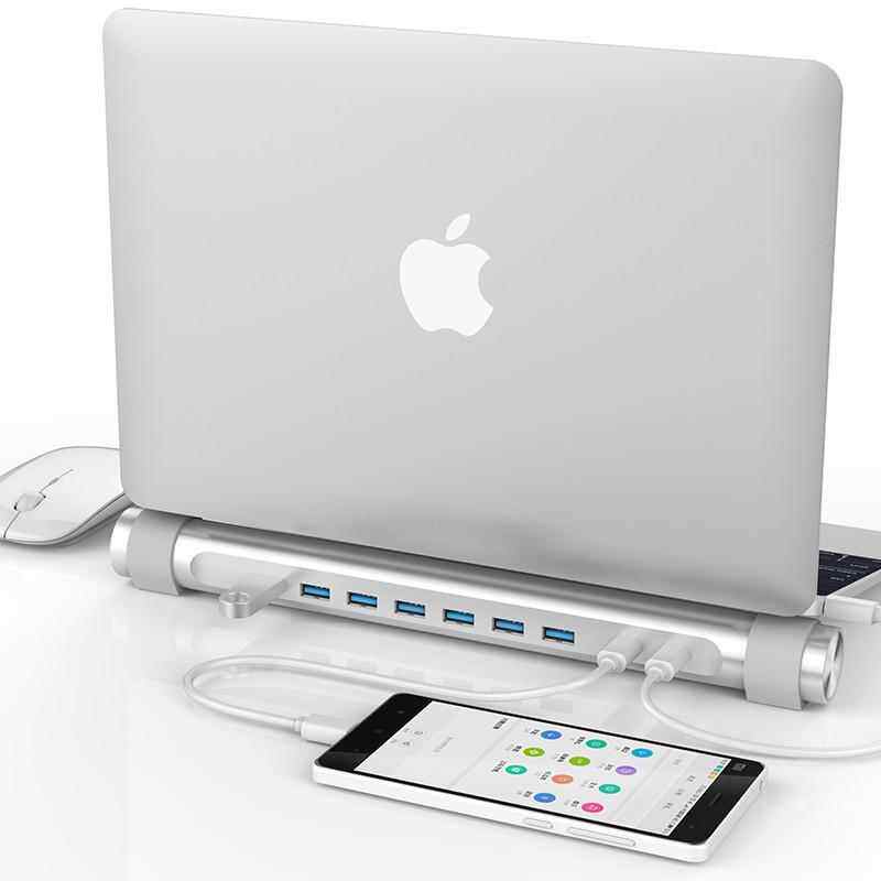 GoodGoal ORICO USB 3.0 HUB USB C 7 Port Ultra High Speed 5Gbps Splitter PD for Notebook Computer Desktop Peripherals Usb Power Adapter HUB