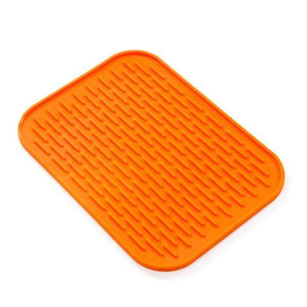 Silicone Kitchen Trivet Pot Holder Mat Heat Resistant Non-slip Coaster Tray