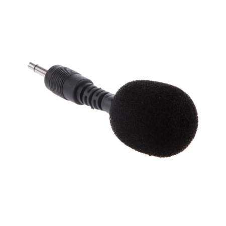 Miracle Shining Black Travel Mini Flexible Hold 3.5MM Stereo Microphone for Laptop/Notebook