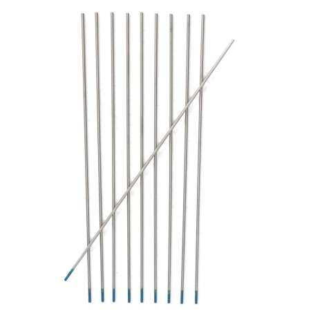 10 ชิ้น WL20 ทังสเตน 2% ทองขาว Lanthanated TIG ลวดเชื่อม 1.6 มิลลิเมตร x 175 มิลลิเมตร - INTL