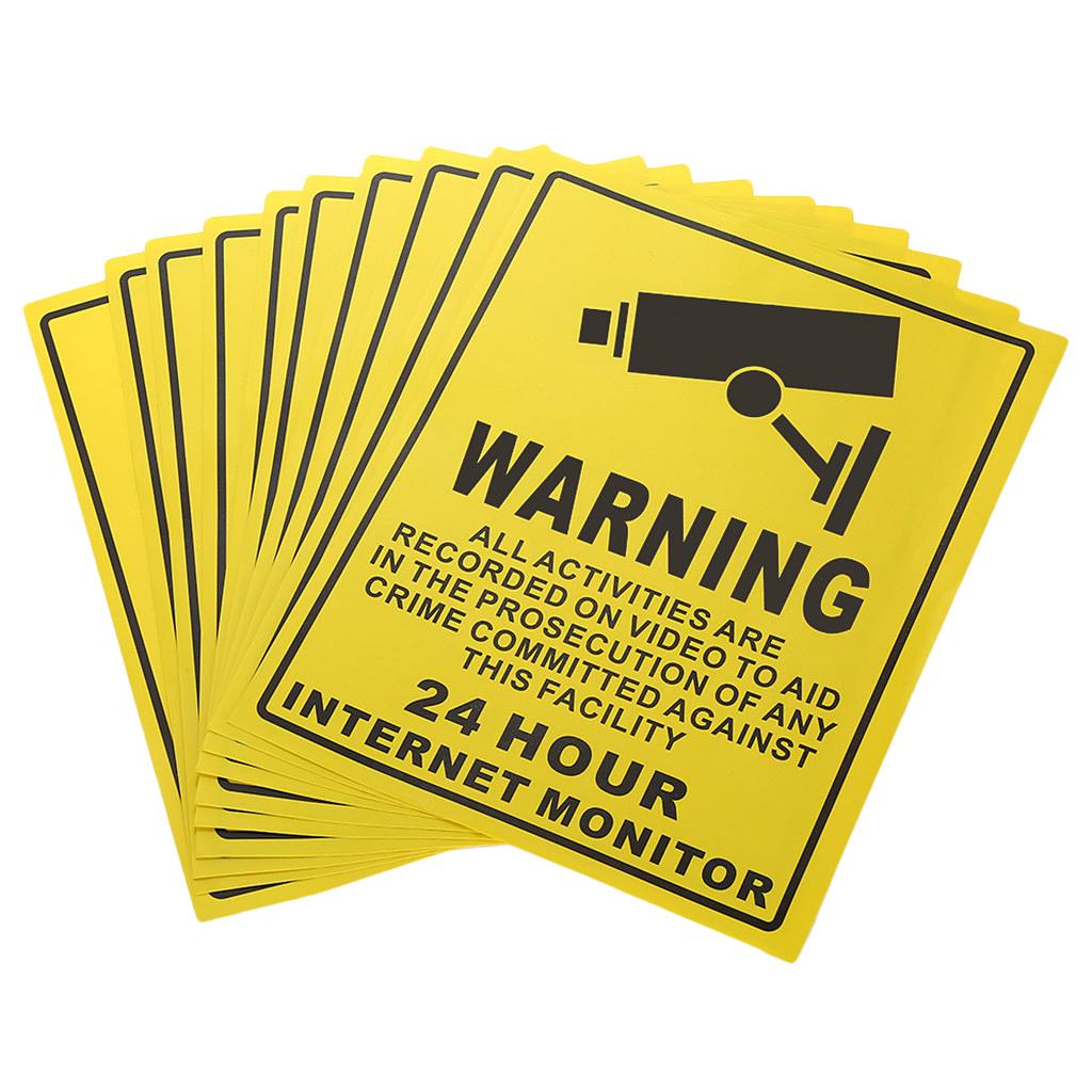 Miracle Shining 10x 24 Hours Monitor CCTV Video Alert Alarm Wall ...
