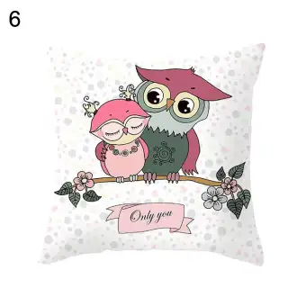 Venicenight Burung Hantu Kartun Yang Indah Anjing Bantal Sofa