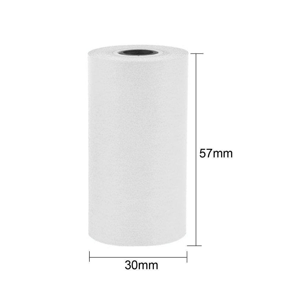 Beau 1 Roll Coreless Heat-sensitive Paper Canvas Mobile Pos Machine Paper 57x30mm - intl