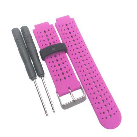 Miracle Shining Replacement Band For Garmin Forerunner 220 230 235 620 Pink  Black