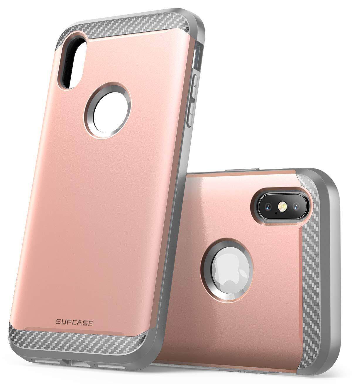 SUPCASE iPhone Xs Max Case Shocproof Protective with Screen Protector TPU Dual Layer Armor Cover 6.5 Inch