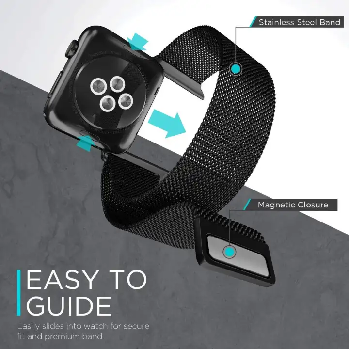 x doria hybrid mesh apple watch band