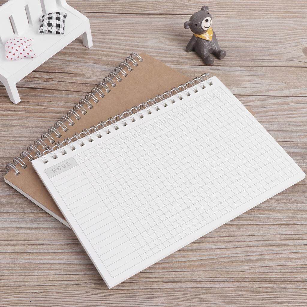 Planner Book Monthly Weekly Daily Agenda Schedule Blank Diary DIY Study Notebook - intl