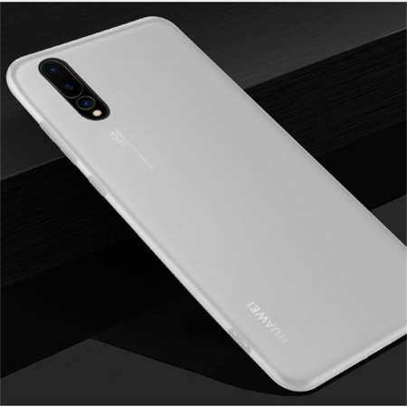 สำหรับ Huawei P20 สีทึบบางเฉียบขัดกลับนุ่มกรณี - นานาชาติ