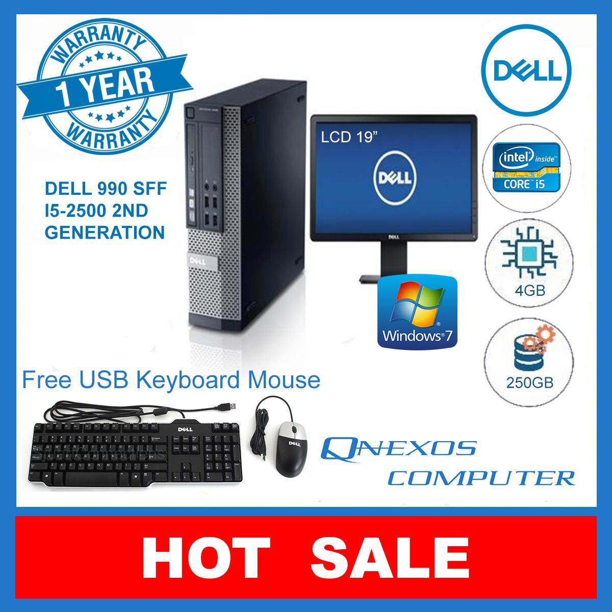 Factory Refurbished) Dell Optiplex 990 