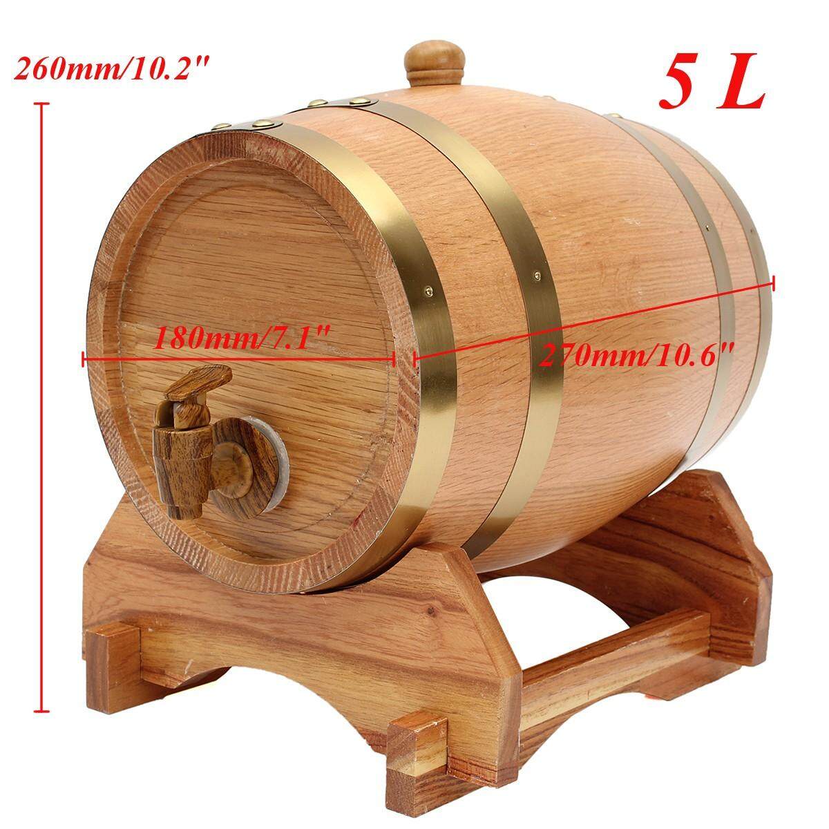 5L Gỗ Sồi Nòng Keg Cho Thần Cổng Pháp Tặng Quà Tặng