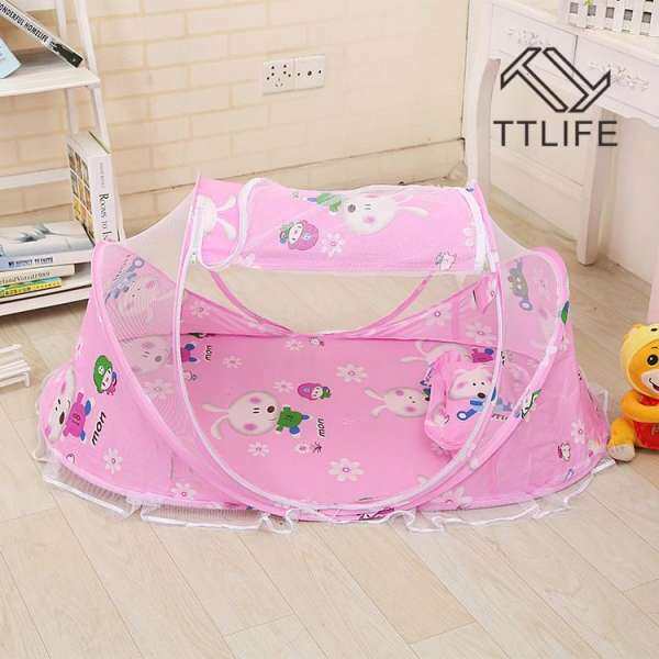 Ttlife Foldable Toddler Kids Infant Baby Safty Mosquito Net Netting Crib Bed Crib