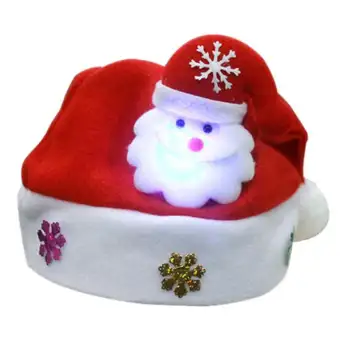 santa hat with lights