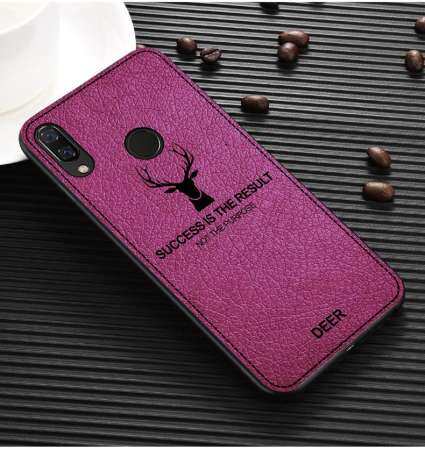 Luxury หนัง PU 2IN1 PC + TPU Deer เคสสำหรับหัวเหว่ย Nova 3i แฟชั่น All - Inclusive ป้องกันฝาครอบ