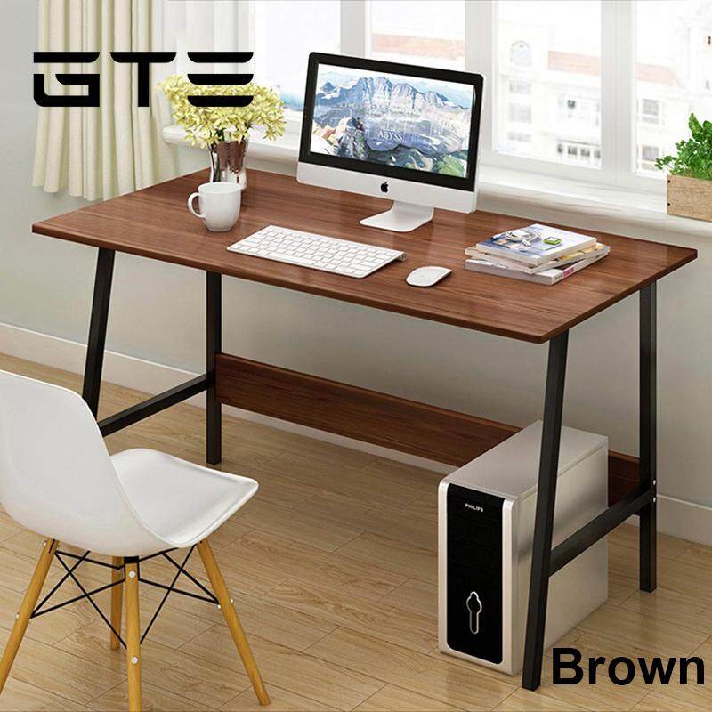 Gte Home Office Desk Modern T Shape Desktop Wood Table Living Room Drawing Workstation Hotel Computer Pc Desks Child Student Study Bedroom Laptop