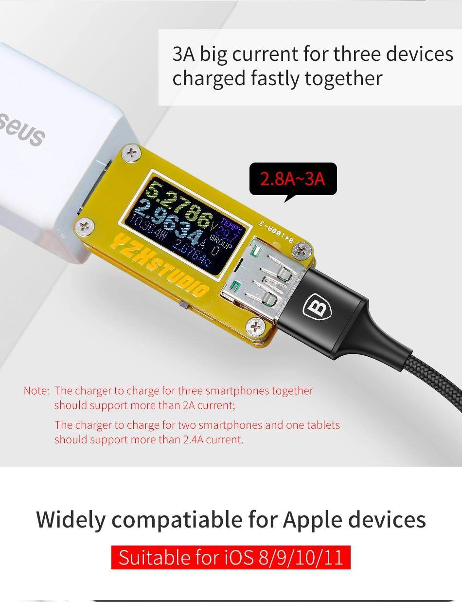 Cáp Sạc Nhanh Baseus 2 Đầu Type-C và Micro USB - Dài 1,2m