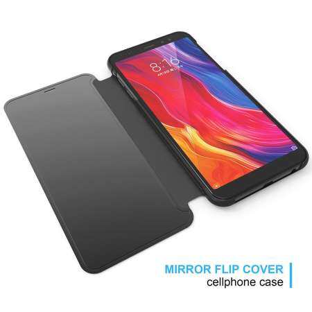 Hicase Luxury Translucent View Flip Cover with Kickstand Case For Xiaomi Mi Max 3