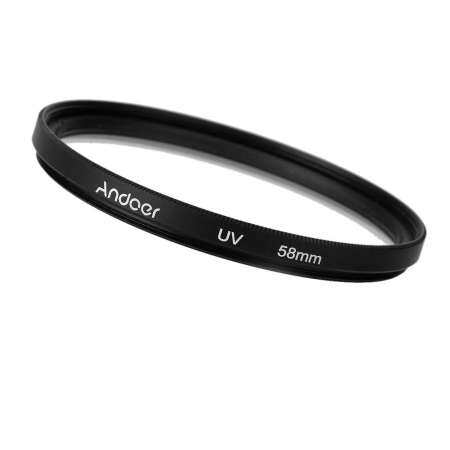 Andoer 58 มิลลิเมตร UV Ultra - VIOLET FILTER ตัวป้องกันเลนสสำหรับ DSLR Canon Nikon Camera