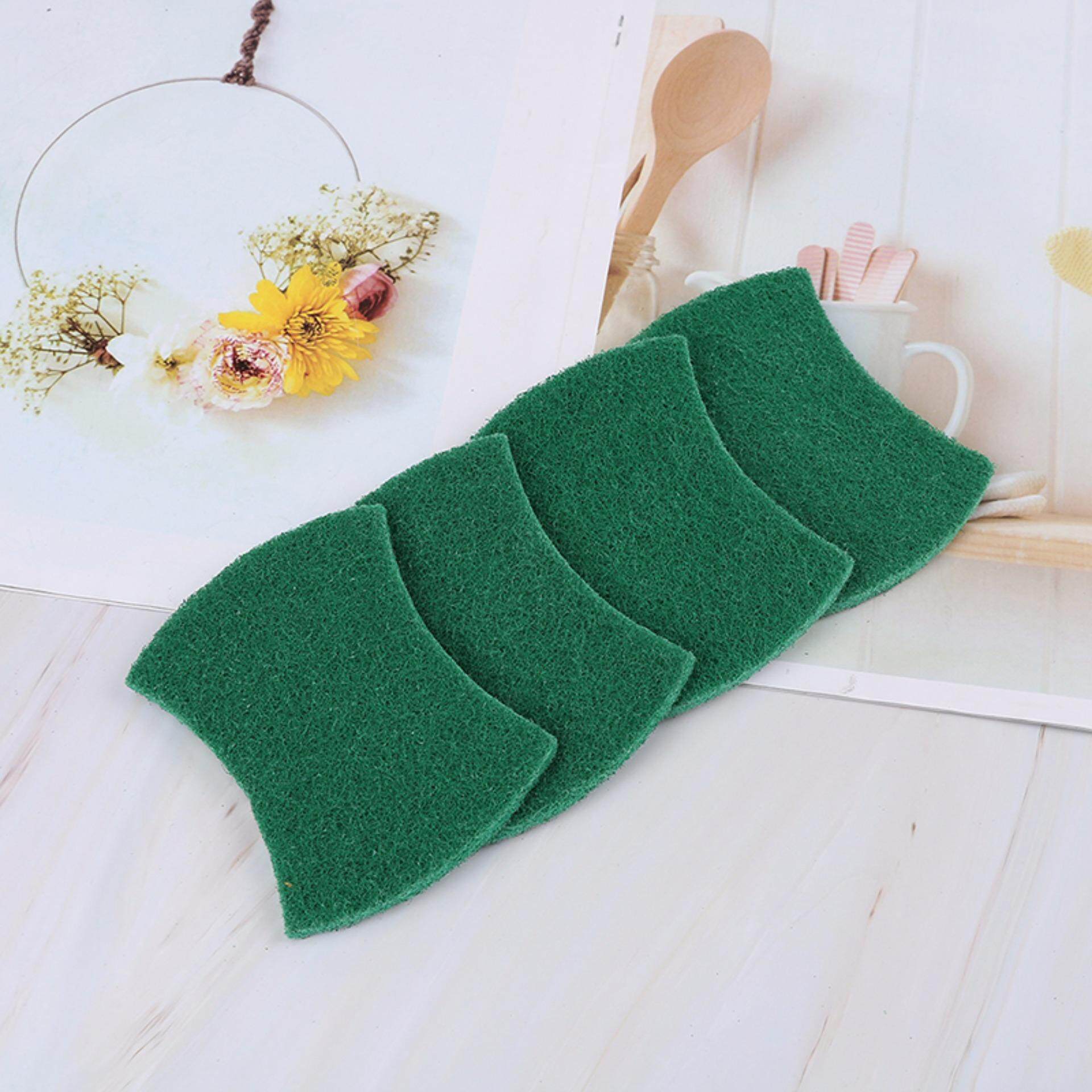 10 cái Nhà Bếp Microfiber Rửa Lau Món Ăn Khăn Cọ Rửa Miếng Lót Vải Làm Sạch