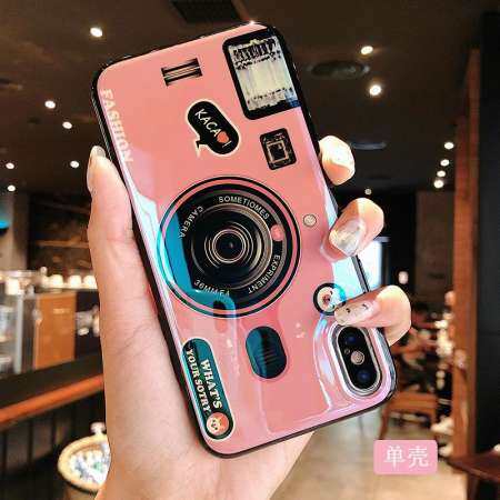 Luxury Blu-ray retro camera Phone Case For VIVO V11i