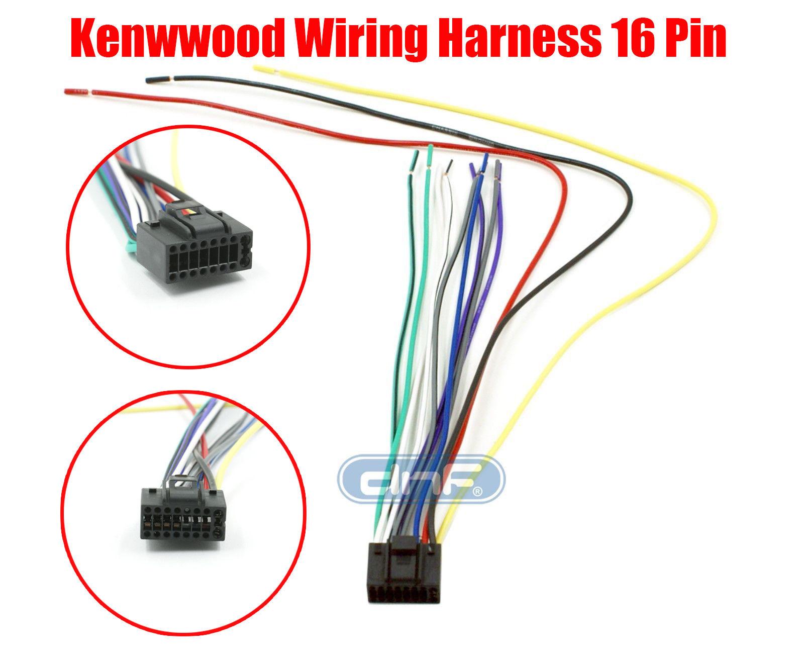 KENWOOD 16-PIN 1DIN 2DIN WIRE WIRING HARNESS CONNECTOR CABLE PLAYER SOCKET  | Lazada