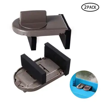 Silynew Sliding Window Locks 2 Pcs Sash Lock Window Stopper