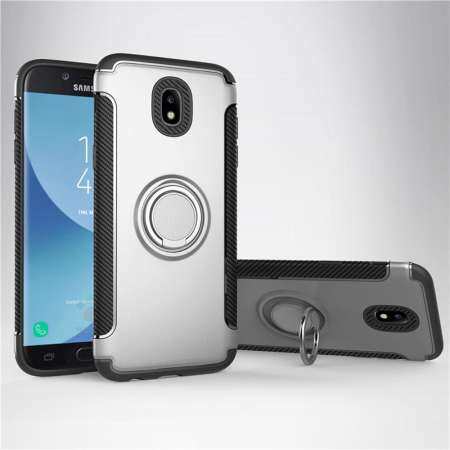 2 In1 Armor Case with Magnetic Suction Grip Ring Stand Phone Holder Cover for Samsung Galaxy J7 2017 J730/ Pro Phone Case