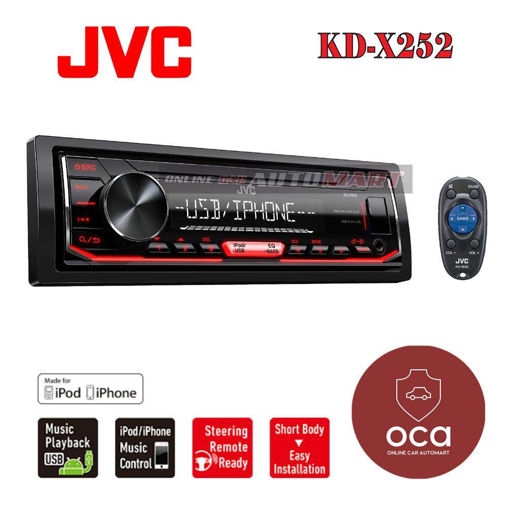 JVC kd-r792bt cd//mp3 autoradio Avec Bluetooth//USB//AUX-IN
