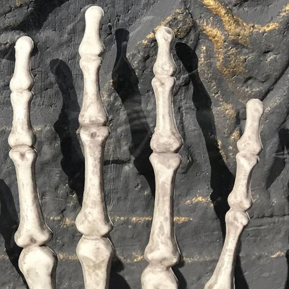Miscevious Skeleton 【การจัดส่ง + ข้อเสนอฉับพลัน】2x Skeletonกรงเล็บกะโหลกมือกระดูก ...