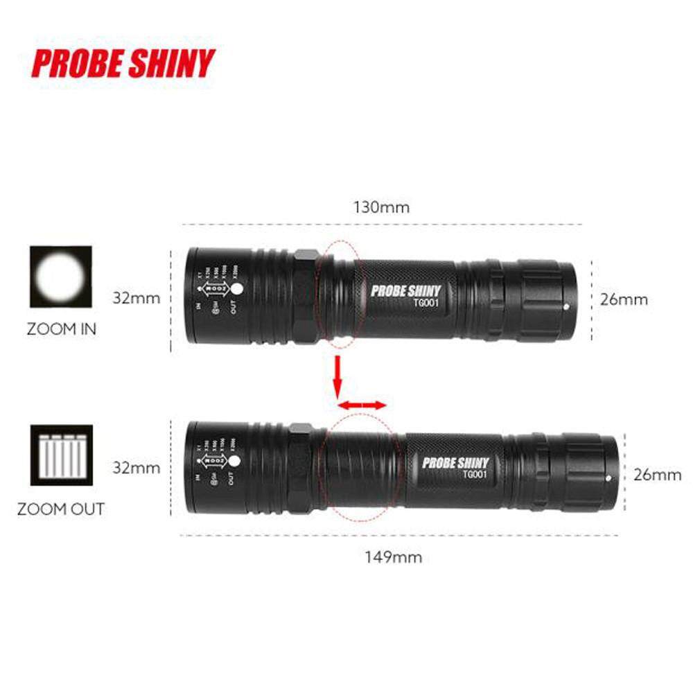 X800 XM-L T6 LED Tactical Zoomable Flashlight Torch Light Lamp+18650 + Charger