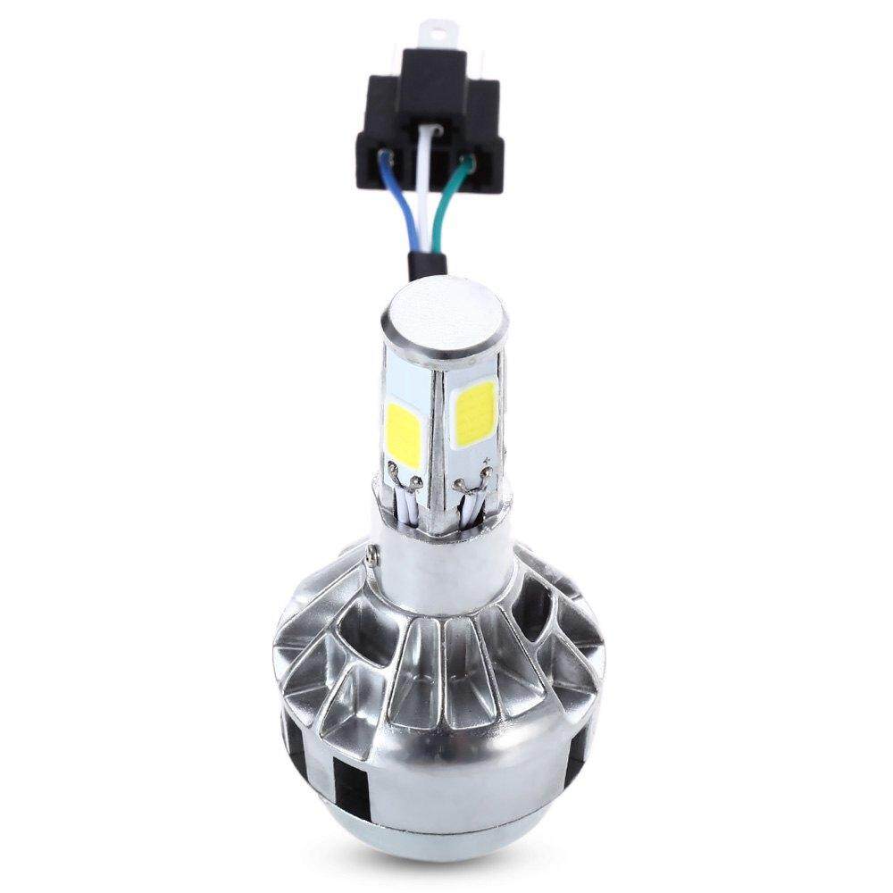 M5 3600LM Ultra Bright Motorcycle LED Headlight Conversion Kit 18W/35W DC 12V High Low Beam 6000K White for Most Motors