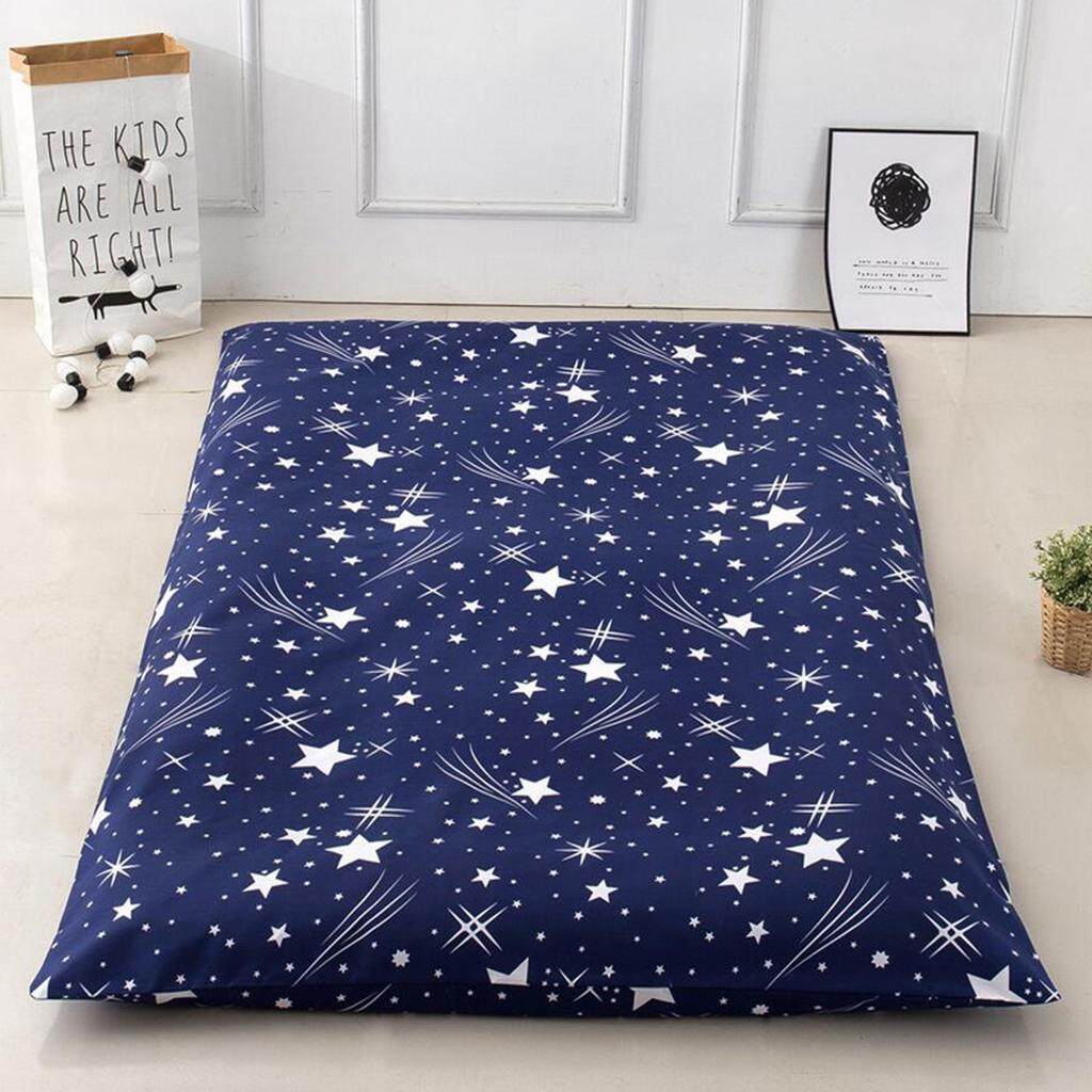 BolehDeals Tatami Mattress Cover Bedspread Floor Mat Coverlet 120x200cm Stars