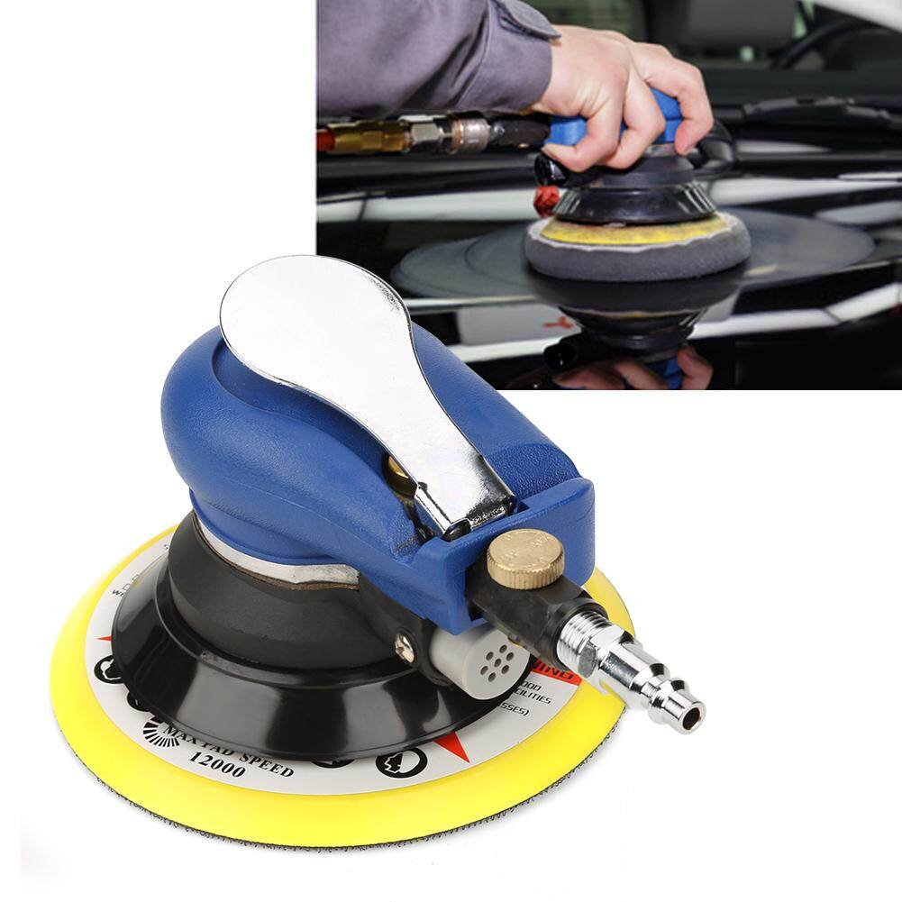 AT-980 5"/6" Air Random Orbital Sander Round Polisher Pneumatic Hand Sanding Tool