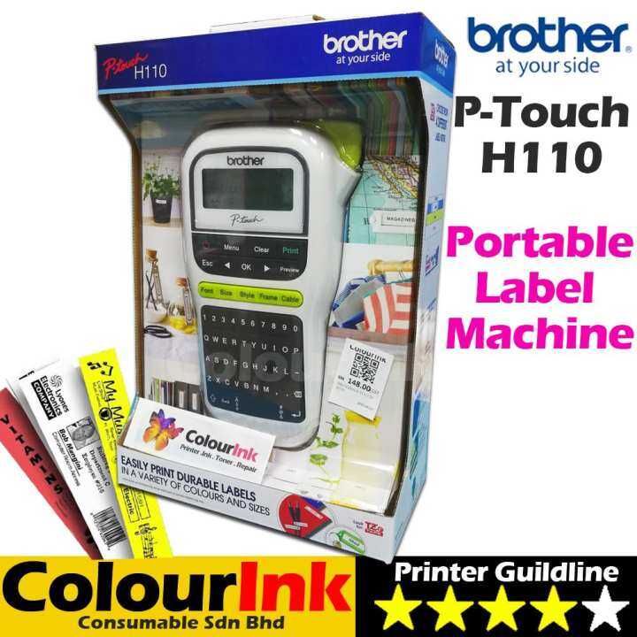 Brother P-touch PT-H110 Portable Handheld Label Maker | Lazada