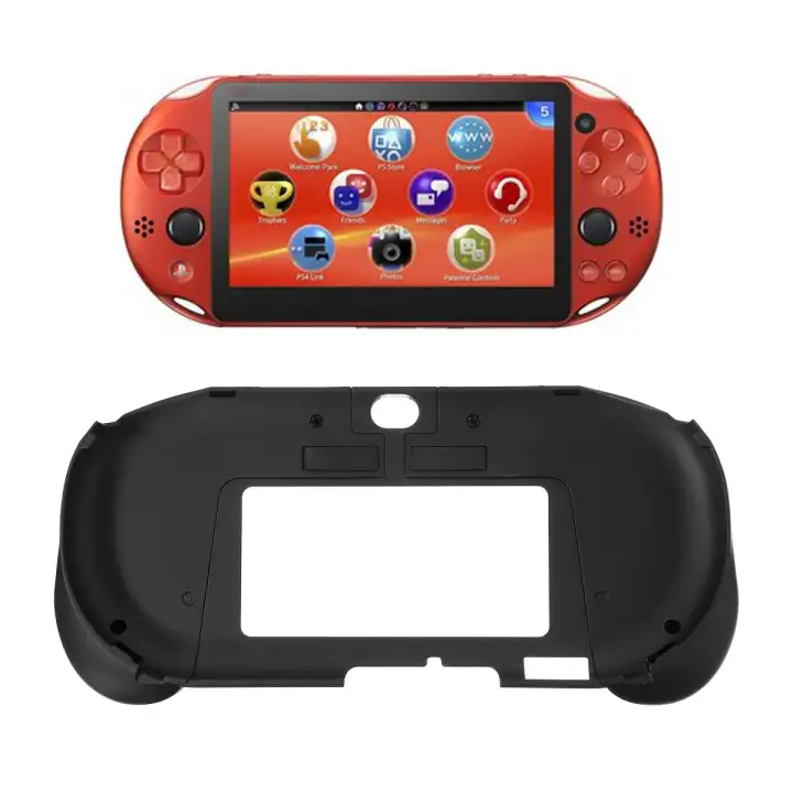Upgrade L2 R2 Handle Grip Case Cover Protector Trigger Holder For Ps Vita 00 Black Lazada Ph