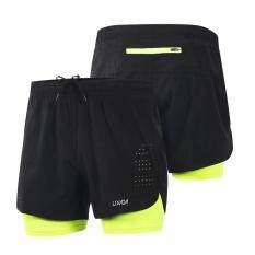 Lixada Người Đàn Ông Của 2-Trong-1 Quần Short Chạy Bộ Thoáng Khi Nhanh Khô Tập Luyện Tích Cực Tập Thể Dục Chạy Bộ Đạp Xe Quần Short Với Còn Lót