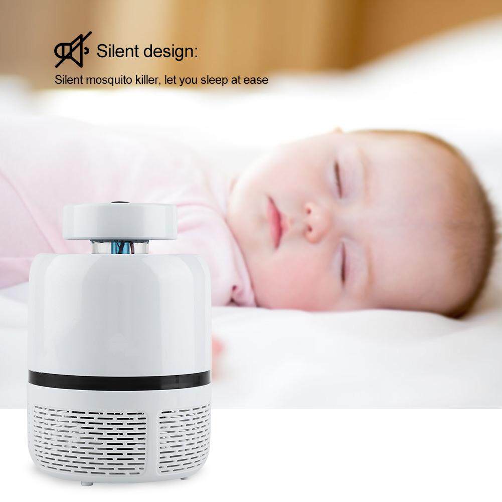 epayst [Buy 1 Get 1 Free] LED Light Mosquito Killer Fly Bug Insect Zapper Trap Catcher Lamp Safe for baby White