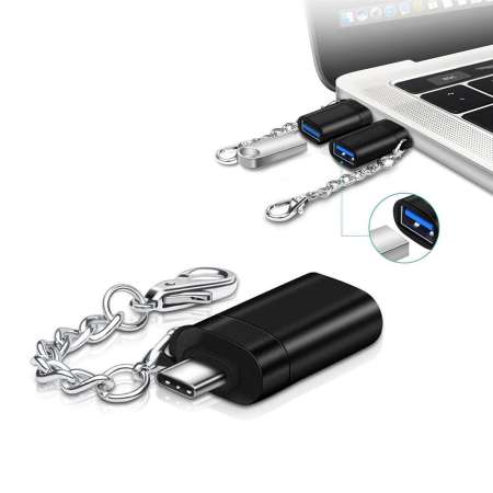 Jayaskyie USB - C Type - C TO USB OTG ตัวแปลงขนาดเล็ก 3.0 Converter สำหรับซัมซุงกาแล็คซี่ S9