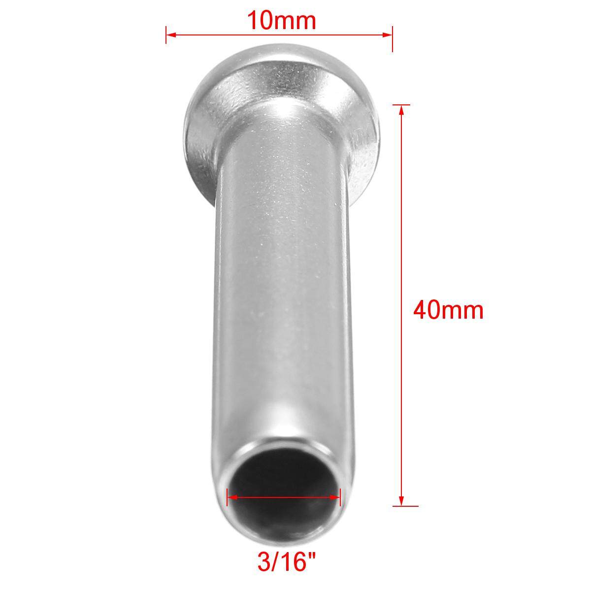 50 cái T316 Thép không gỉ Stemball Swage cho 3/16 Cáp Lan Can Gỗ Bài Viết 40 mét