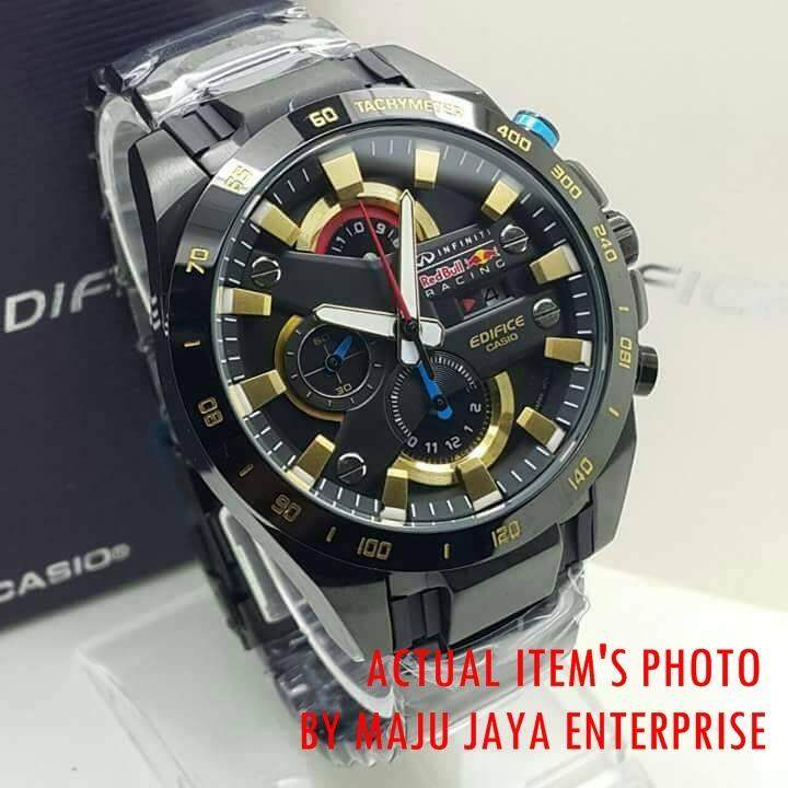 (Stok Tersedia) asli 2019 Baru Casio _ Menonton Pria Kasual Sederhana Tahan Air 2018 Edisi Terbatas Jam QUARTZ Asli Jam Tangan Pria EF-540RB-17