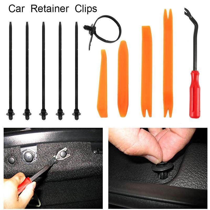 435Pcs Car Body Trim Clips Retainer Bumper Rivets Screw Panel Push Fastener Kit