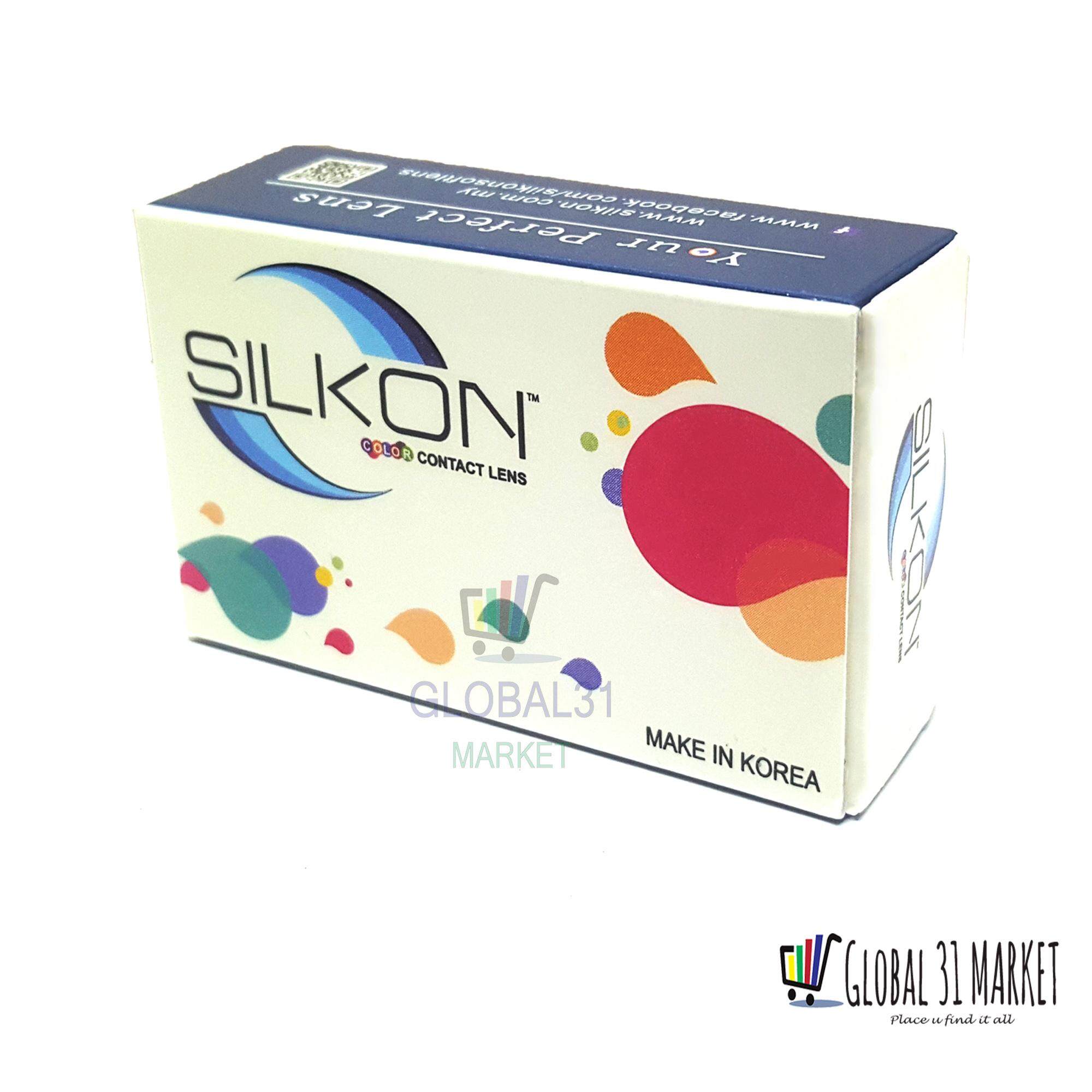 Silkon Silky Series , Monthly Disposable Color Contact Lens , 14.5mm (Ready Stock)