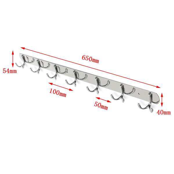 Treo Tường Móc Đồng Giá Treo Áo Khoác Khăn Mũ Áo Quần Áo Dây Phòng Tắm Móc Treo