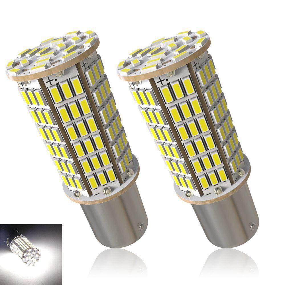 2 x Siêu Sáng 1156 3014 144SMD 1156 1141 1003 7506 Bóng ĐÈN LED Sử Dụng Cho Hỗ Đèn Xenon Trắng