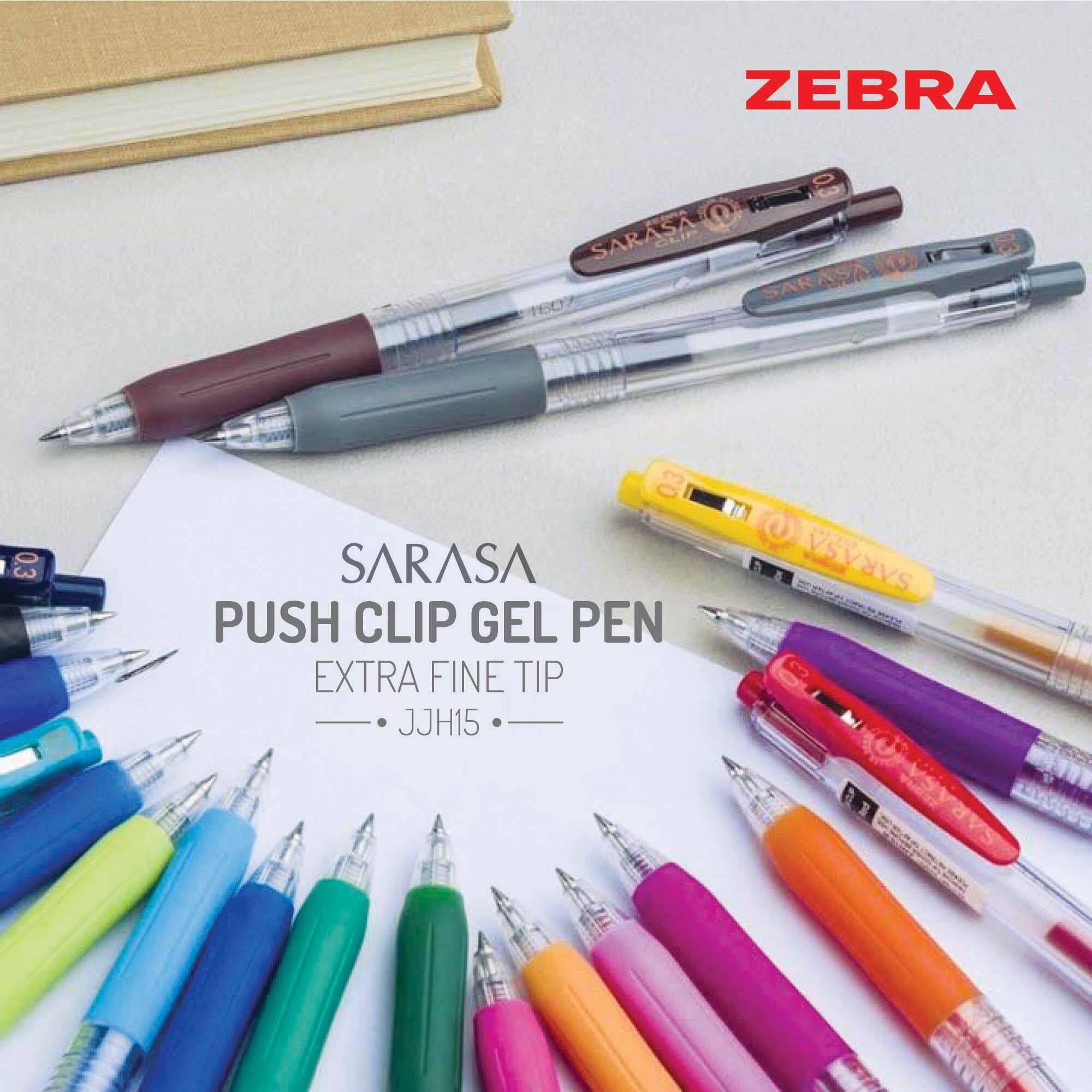 Zebra Sarasa Clip Pen 0.3 mm Gel Ballpoint Pen 20 Color Select JJH15 Zebra Sarasa Clip Pen 0.3 mm Gel Ballpoint Pen 20 Color Select JJH15