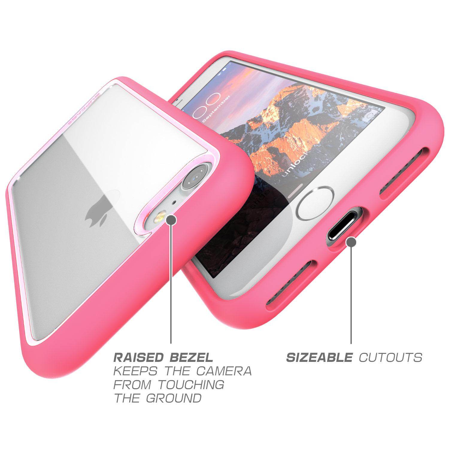 Vỏ SUPCASE Cho iPhone SE 2020/Iphone 8/Iphone 7 Vỏ Bảo Vệ Lai Cao Cấp Vỏ Ốp Trong Suốt